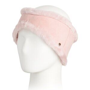 NEW UGG Sheepskin Reversible Headband pink cloud for women 462tn